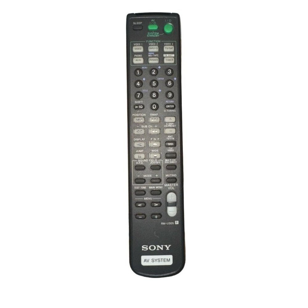 Genuine Sony Model RM-U305 Remote Control